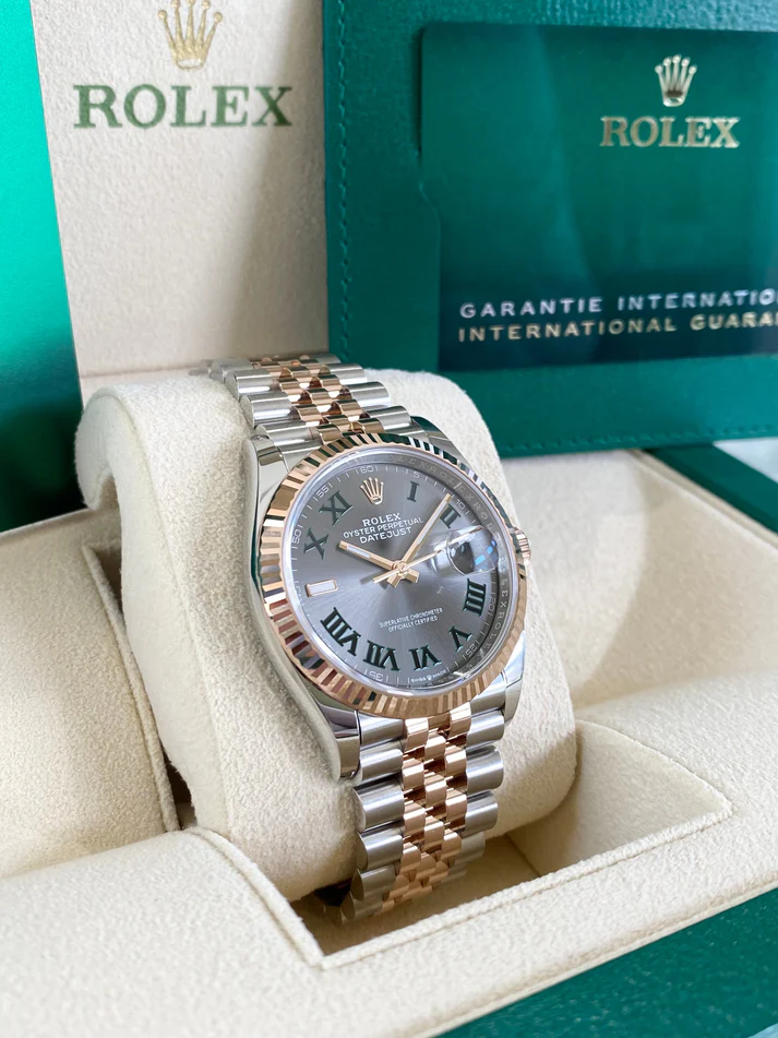 【Super Clone】ROLEX  Datejust 36mm 126231 Slate Dial Oyster Bracelet Watch