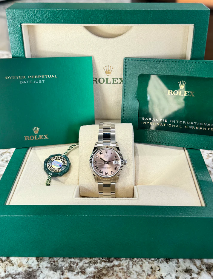 【Super Clone】ROLEX Datejust m278274-0019/0020 Pink 31mm Dial Oyster Watch