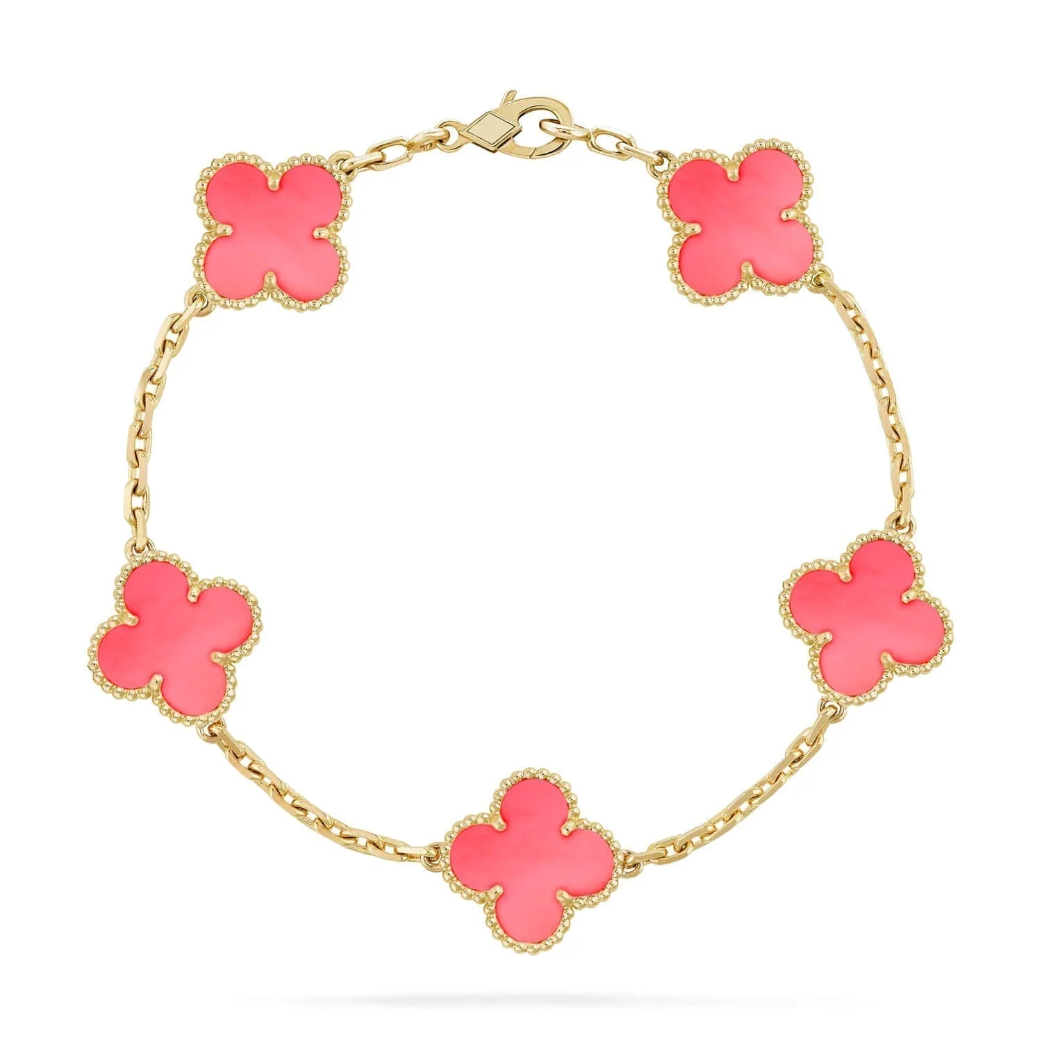 Regalia jewelryCLOVER 5 PINK MOP BRACELET