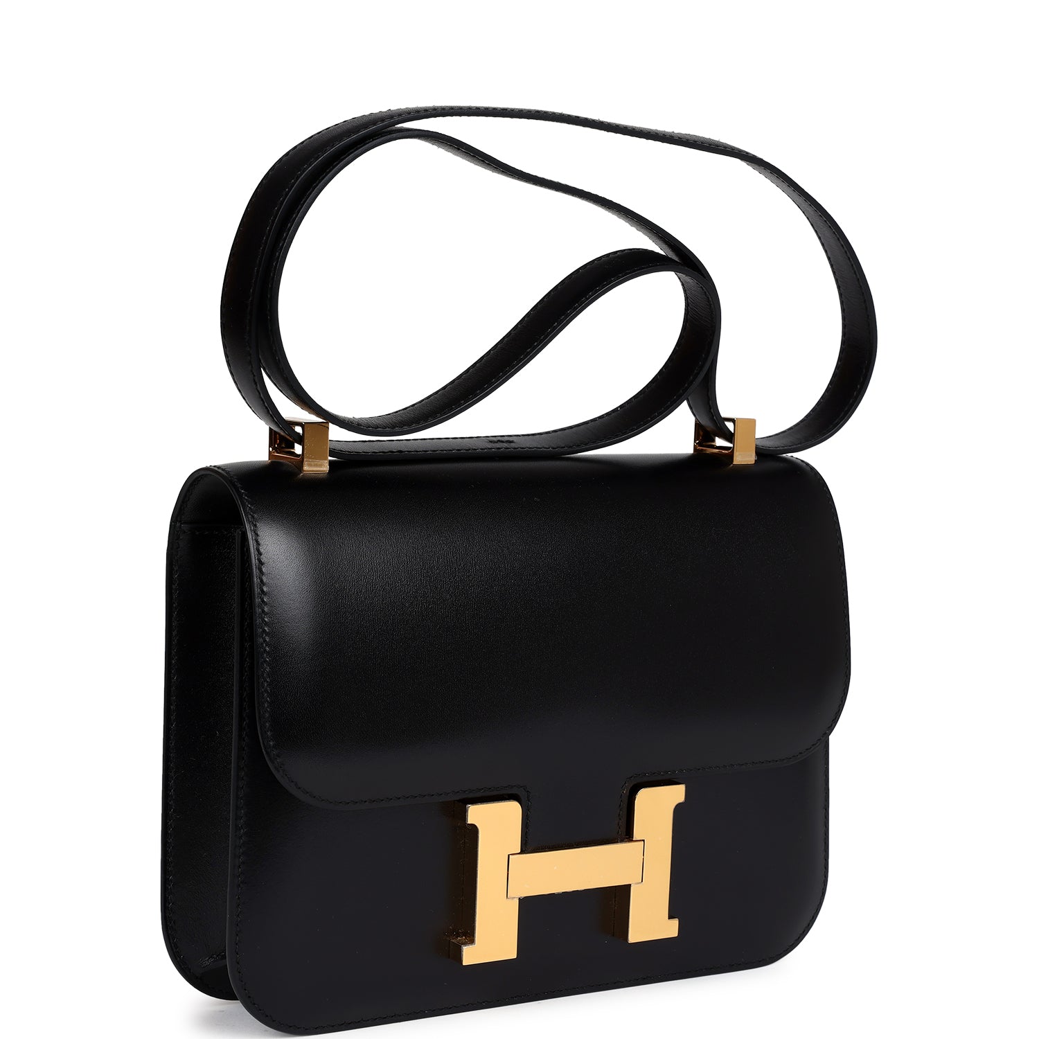 Hermès Constance 1-24 Black Box Gold Hardware