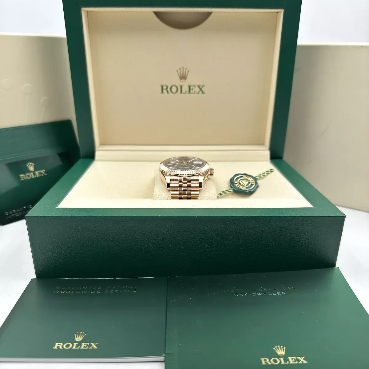 【Super Clone】ROLEX  Sky-Dweller 42mm 336935-0001/0005 Rose Gold Blue Dial Oyster