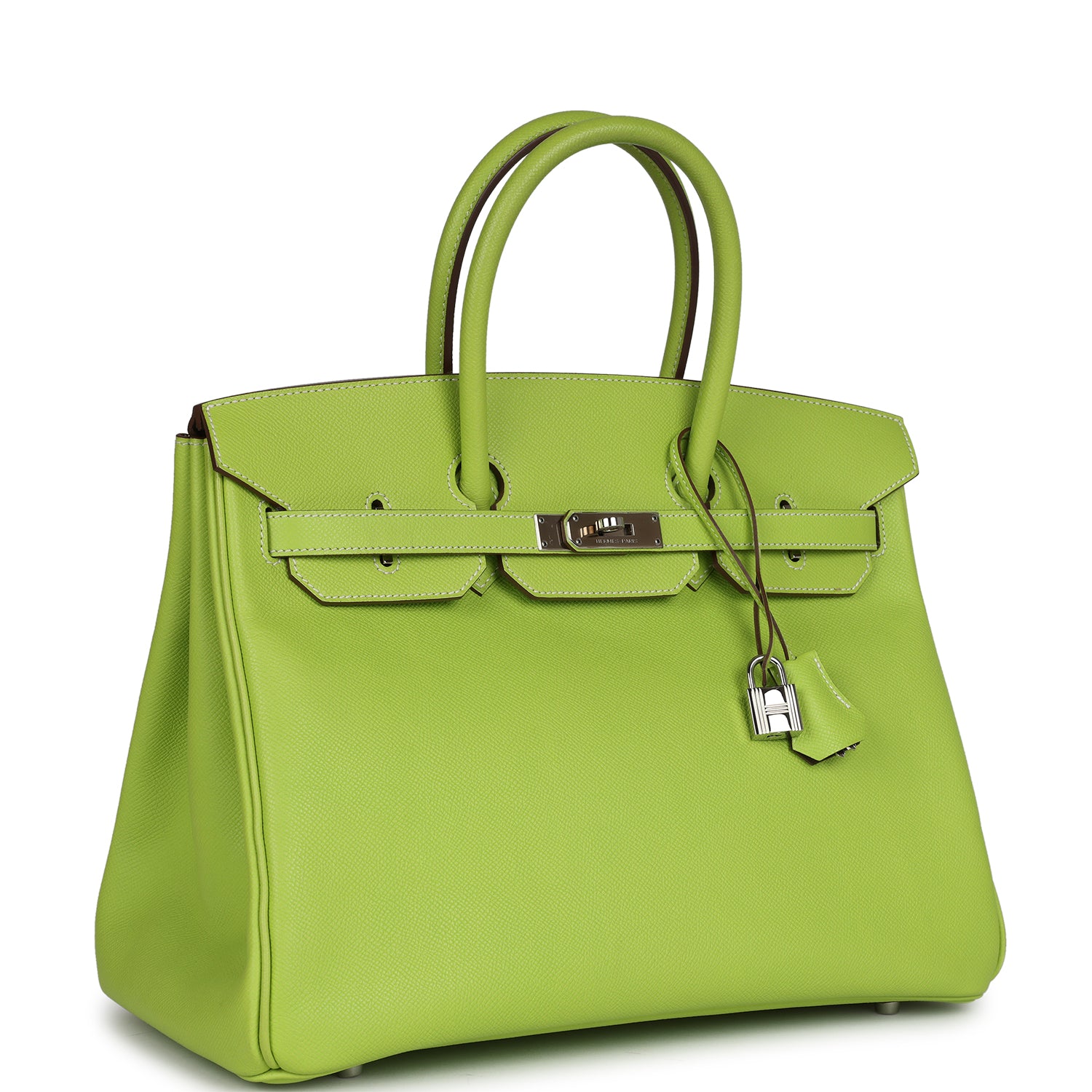 Hermès Birkin 35 Kiwi Candy Epsom Palladium Hardware