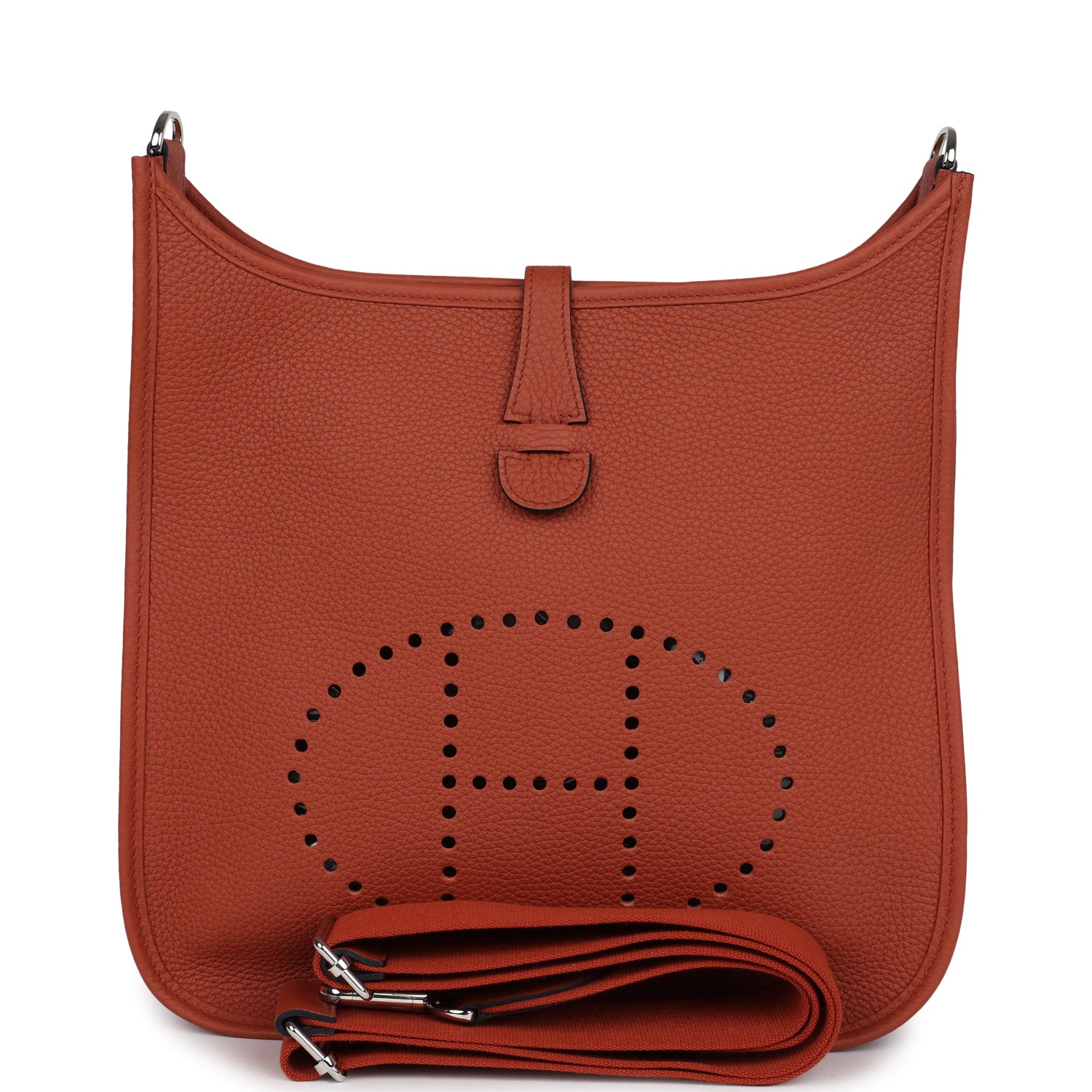 Hermès Evelyne III PM Cuivre Clemence Palladium Hardware