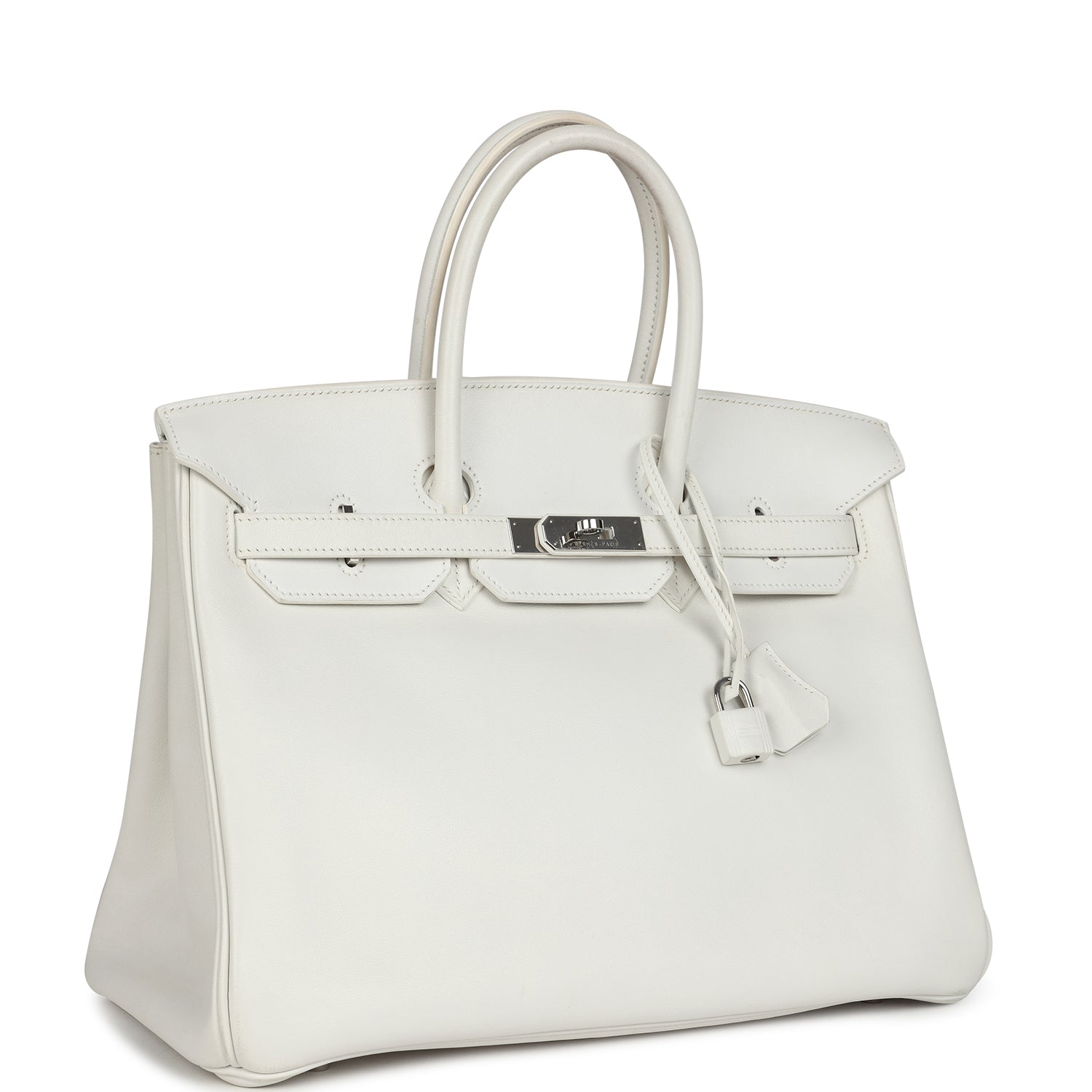 Hermès Birkin 35 White Swift Palladium Hardware