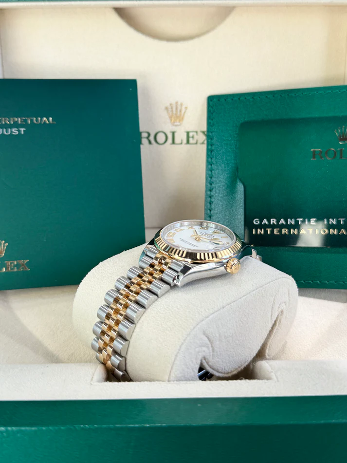 【Super Clone】ROLEX Datejust m278273-0001/0002 31mm White Dial Stainless Steel and Yellow Gold Oyster Watch