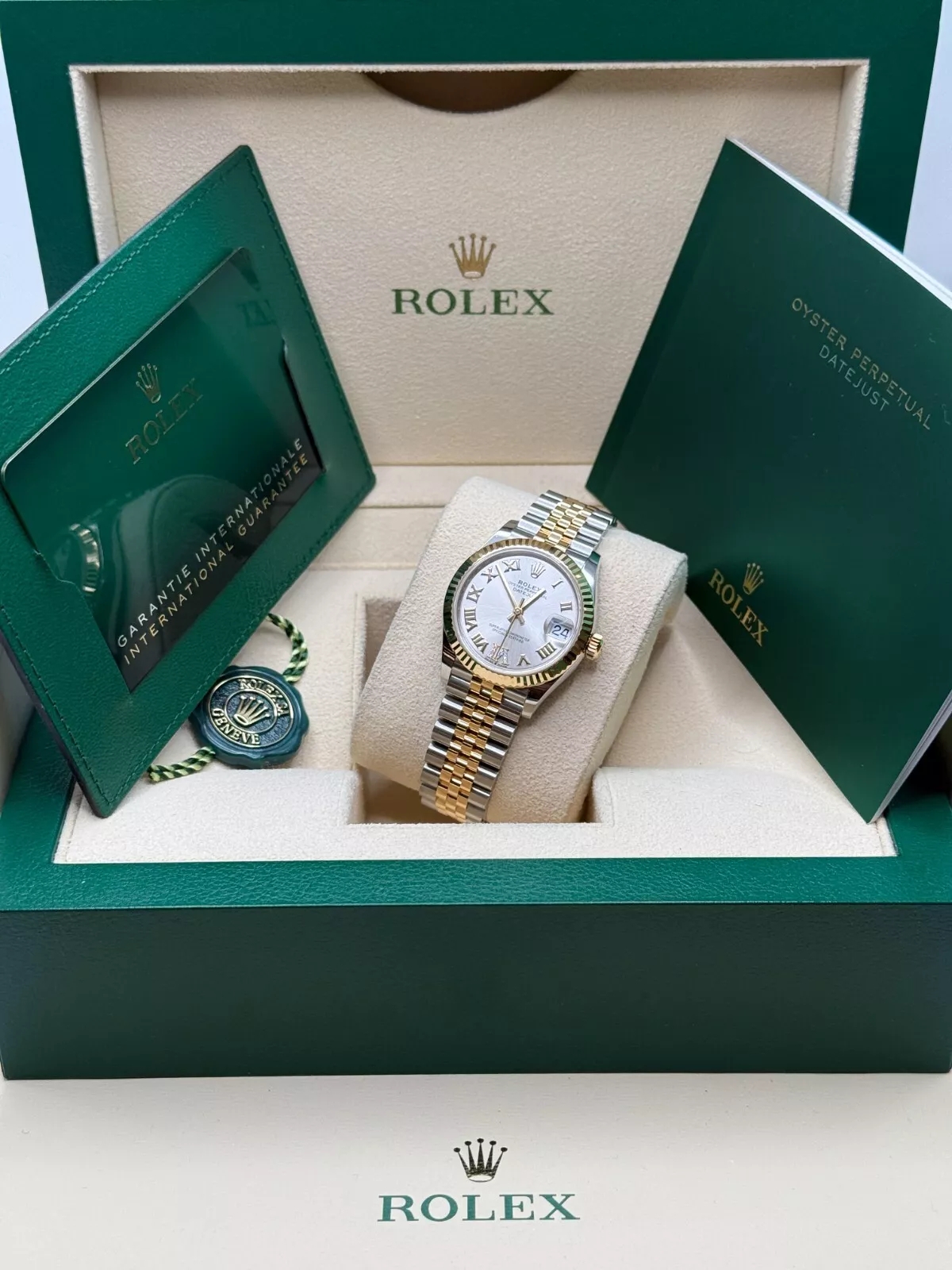 【Super Clone】ROLEX Datejust m278273-0003/0004 31mm Silver Dial Stainless Steel and Yellow Gold Oyster Watch