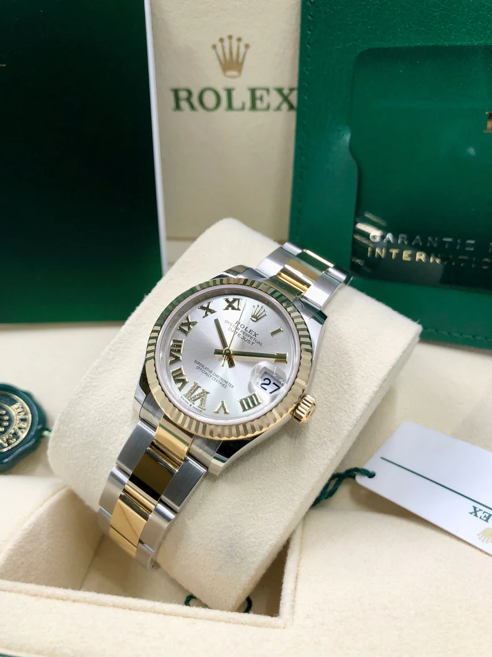 【Super Clone】ROLEX Datejust m278273-0003/0004 31mm Silver Dial Stainless Steel and Yellow Gold Oyster Watch