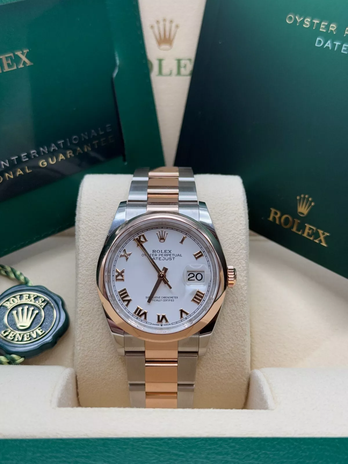 【Super Clone】ROLEX  Datejust 36mm 126201 White Dial Oyster Bracelet Watch