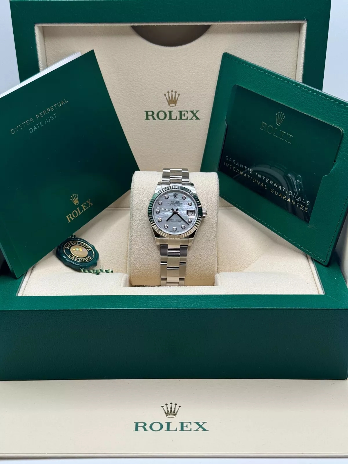 【Super Clone】ROLEX Datejust m278274-0005/0006 31mm Mother-of-Pearl 31mm Dial Oyster Watch