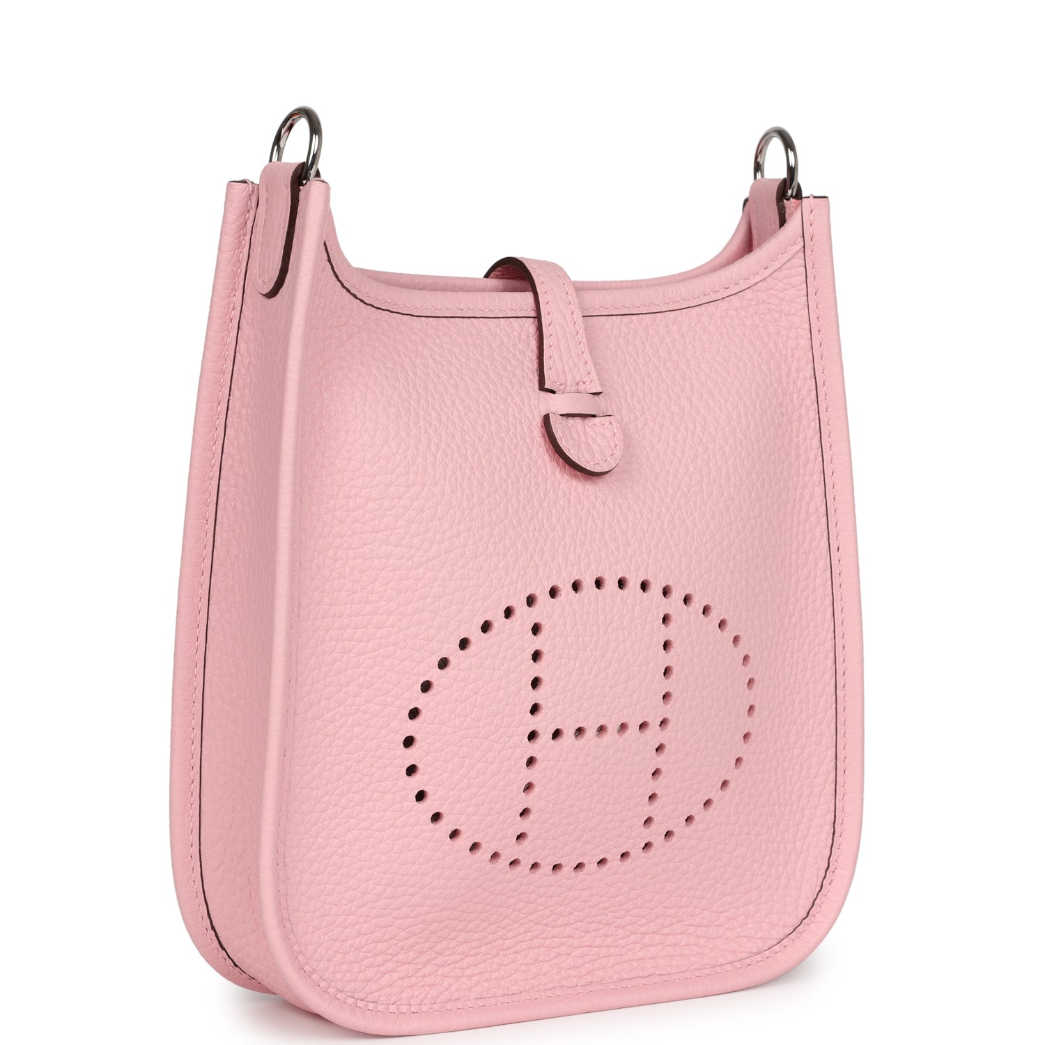 Hermès Evelyne TPM Rose Sakura Clemence Palladium Hardware