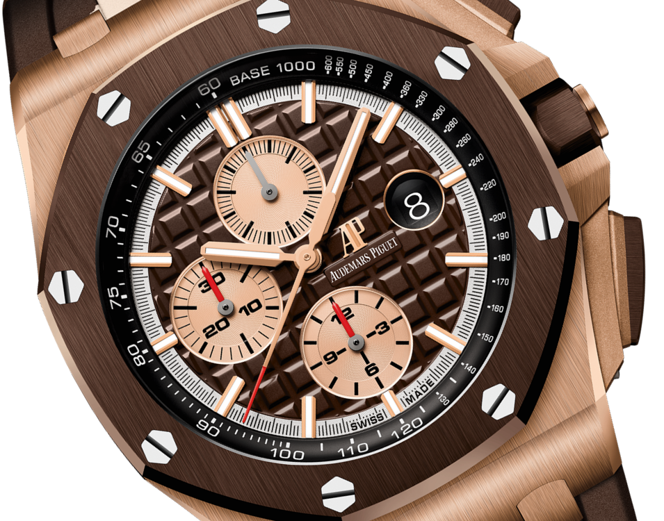 OFFSHORE Pink Gold Brown Camouflage Dial CHRONOGRAPH 44mm