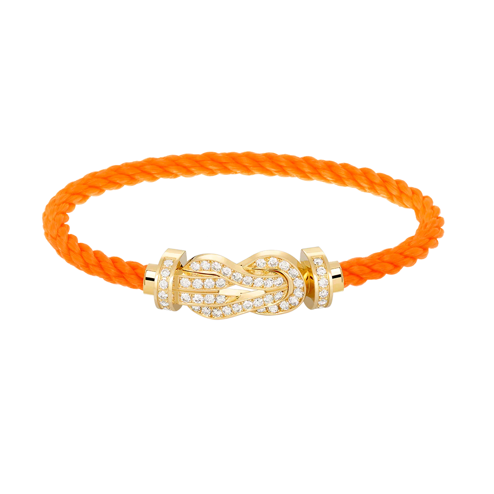 Regalia jewelryCHANCE LARGE 8 FIGURE BUCKLE FULLDIAMOND BRACELET GOLD