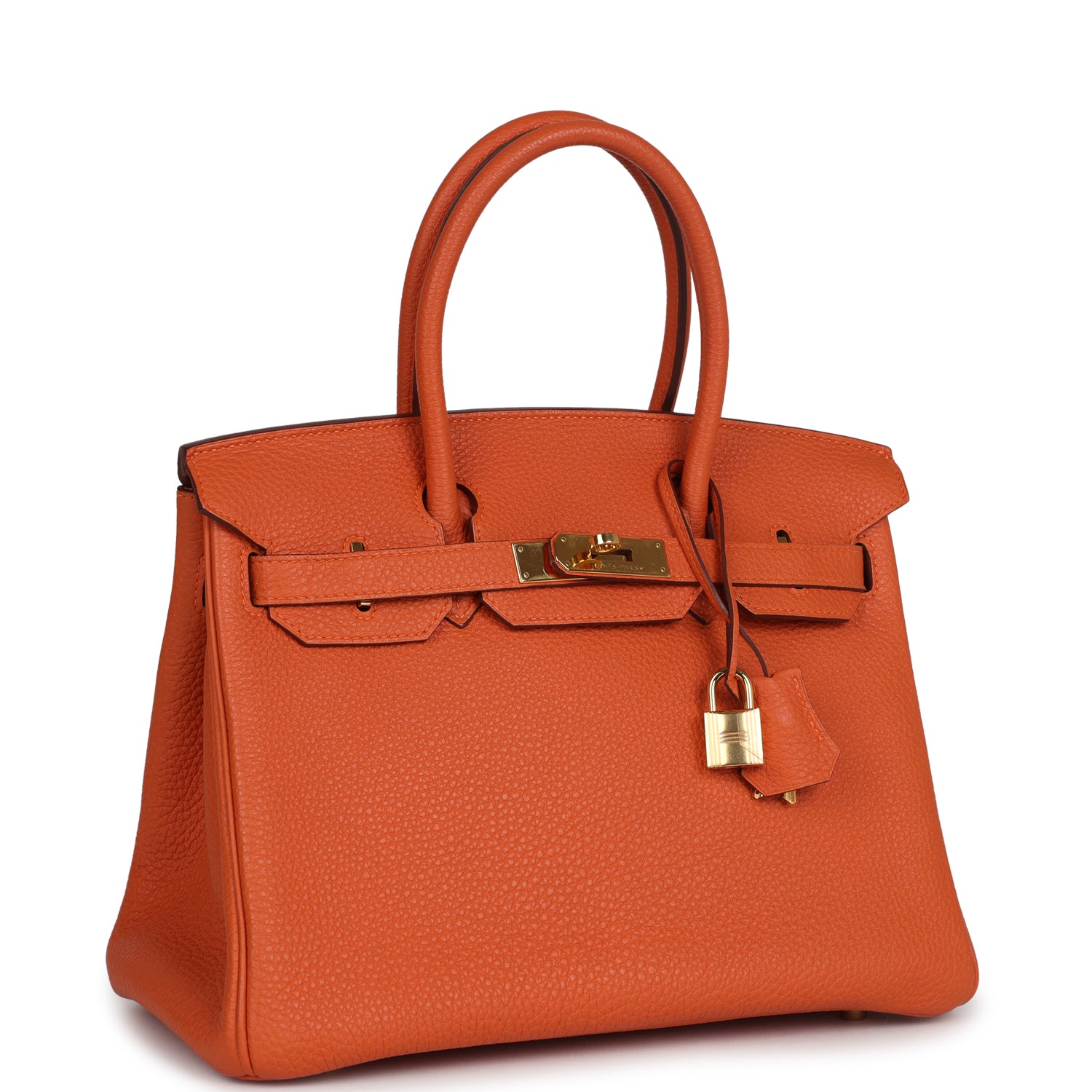 Hermès Birkin 30 Orange Togo Gold Hardware