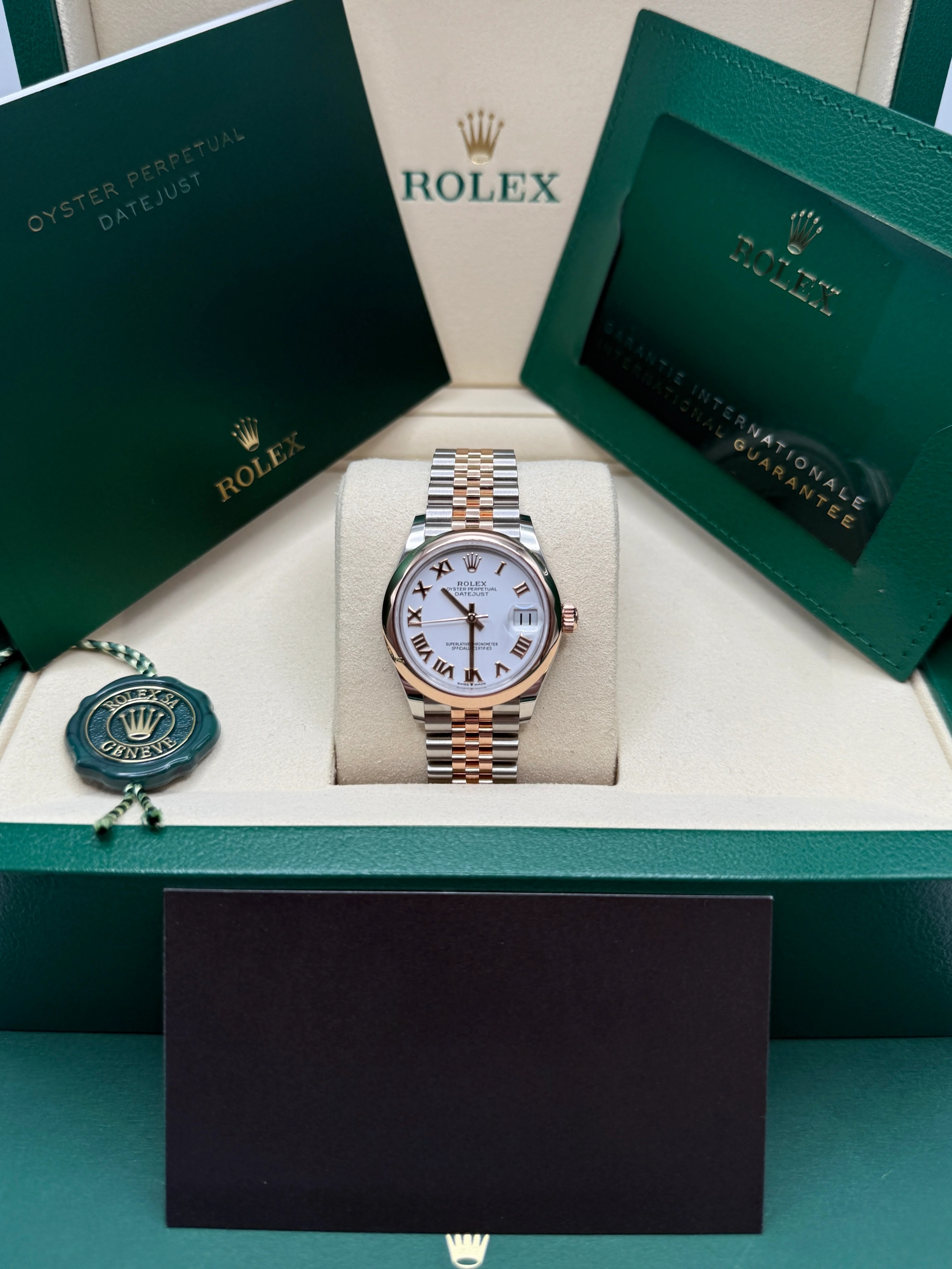 【Super Clone】ROLEX Datejust m278241-0001/0002 White 31mm Dial Oyster Bracelet Watch