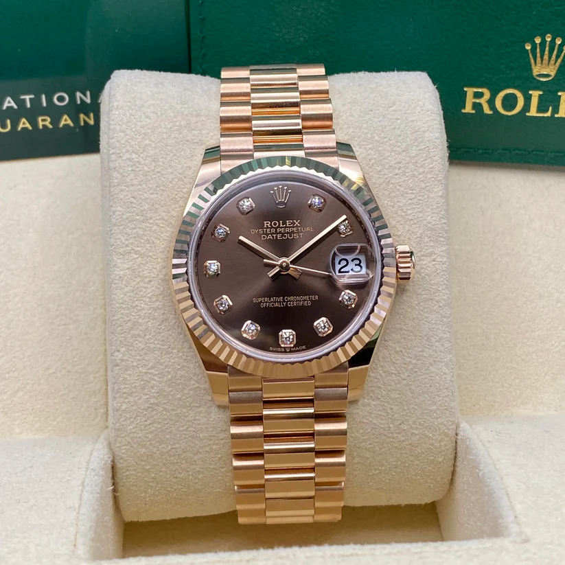 【Super Clone】ROLEX Datejust m278275-0010 Chocolate 31mm Dial