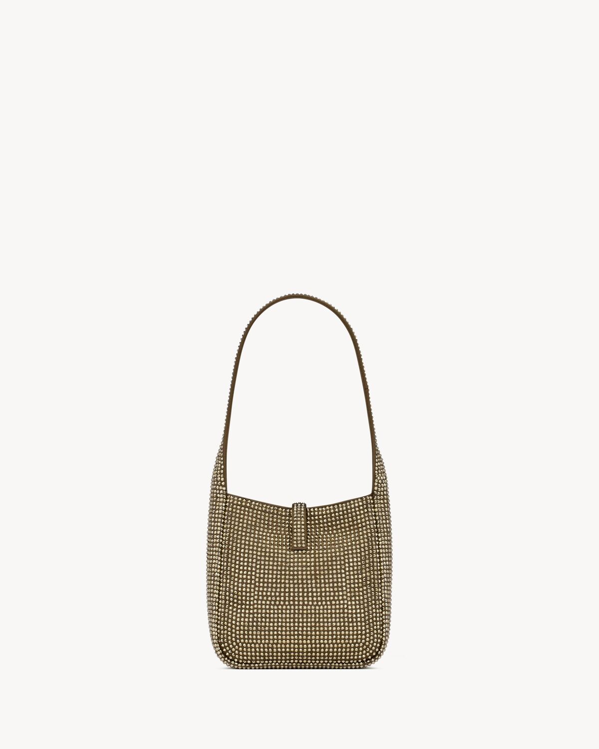 YSL Le 5 À 7 Supple Baby In Silk Satin And Crystals