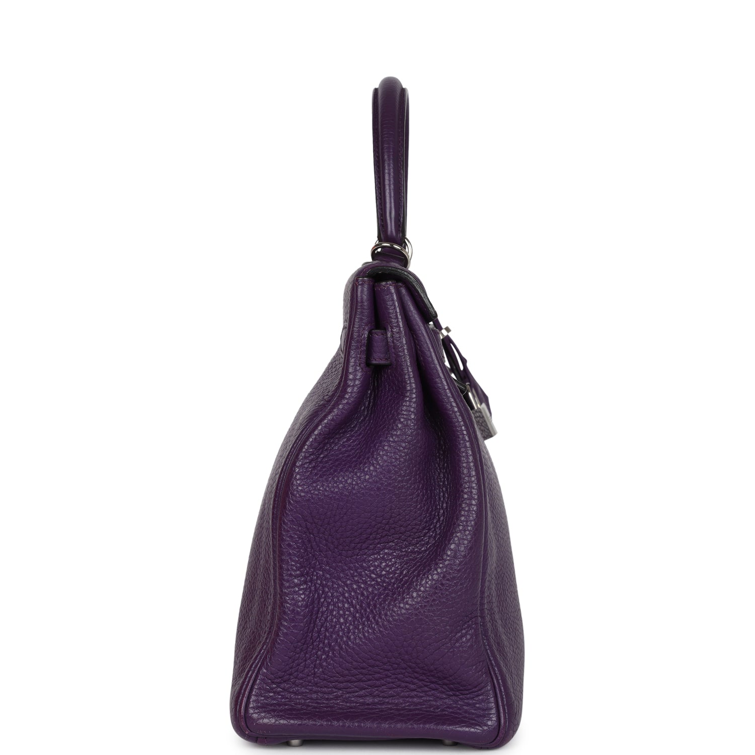 Hermes Kelly Retourne 35 Ultraviolet Clemence Palladium Hardware