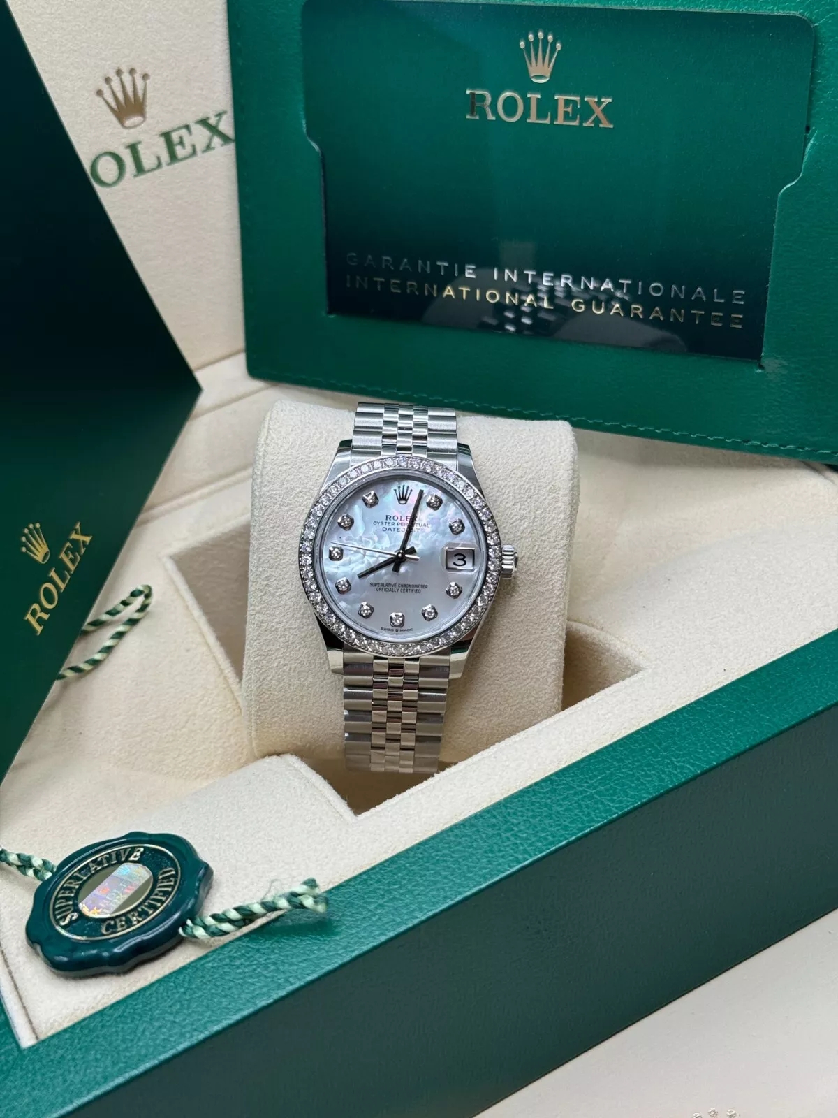 【Super Clone】RLX Datejust m278384RBR-0007/0008 Mother-of-Pearl 31mm Dial Oyster Watch