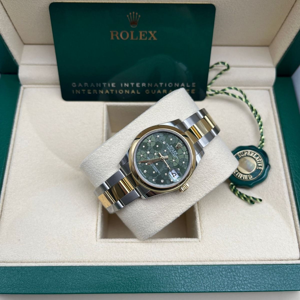【Super Clone】ROLEX Datejust m278243-0031/0032 31mm Green Dial watch