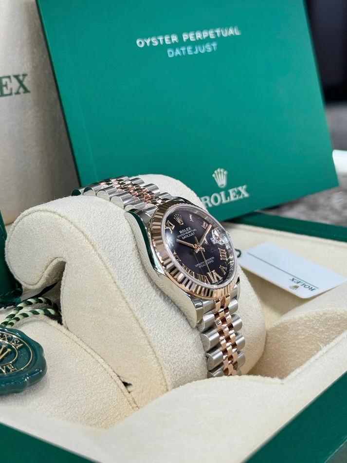 【Super Clone】ROLEX Datejust m278271-0019/0020 Aubergine 31mm Dial Oyster Bracelet Watch