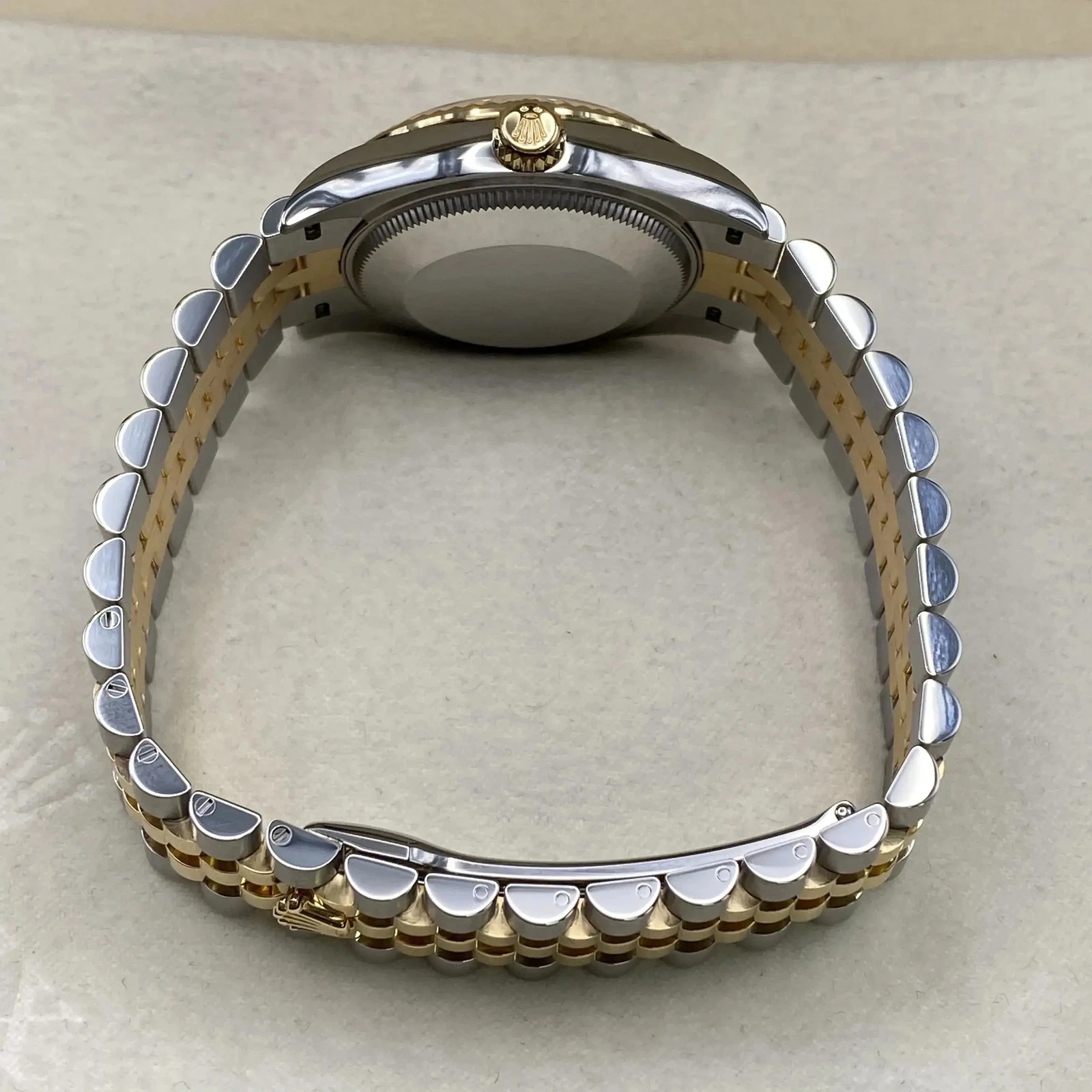 【Super Clone】ROLEX Datejust m278273-0023/0024 31mm Black Mother-of-Pearl Dial Stainless Steel and Yellow Gold Oyster Watch