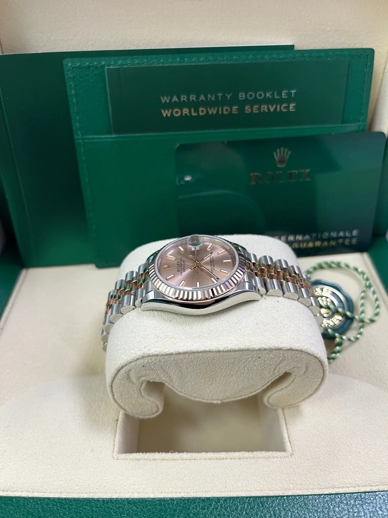 【Super Clone】ROLEX Datejust m278271-0009/0010 Rose 31mm Dial Oyster Bracelet Watch