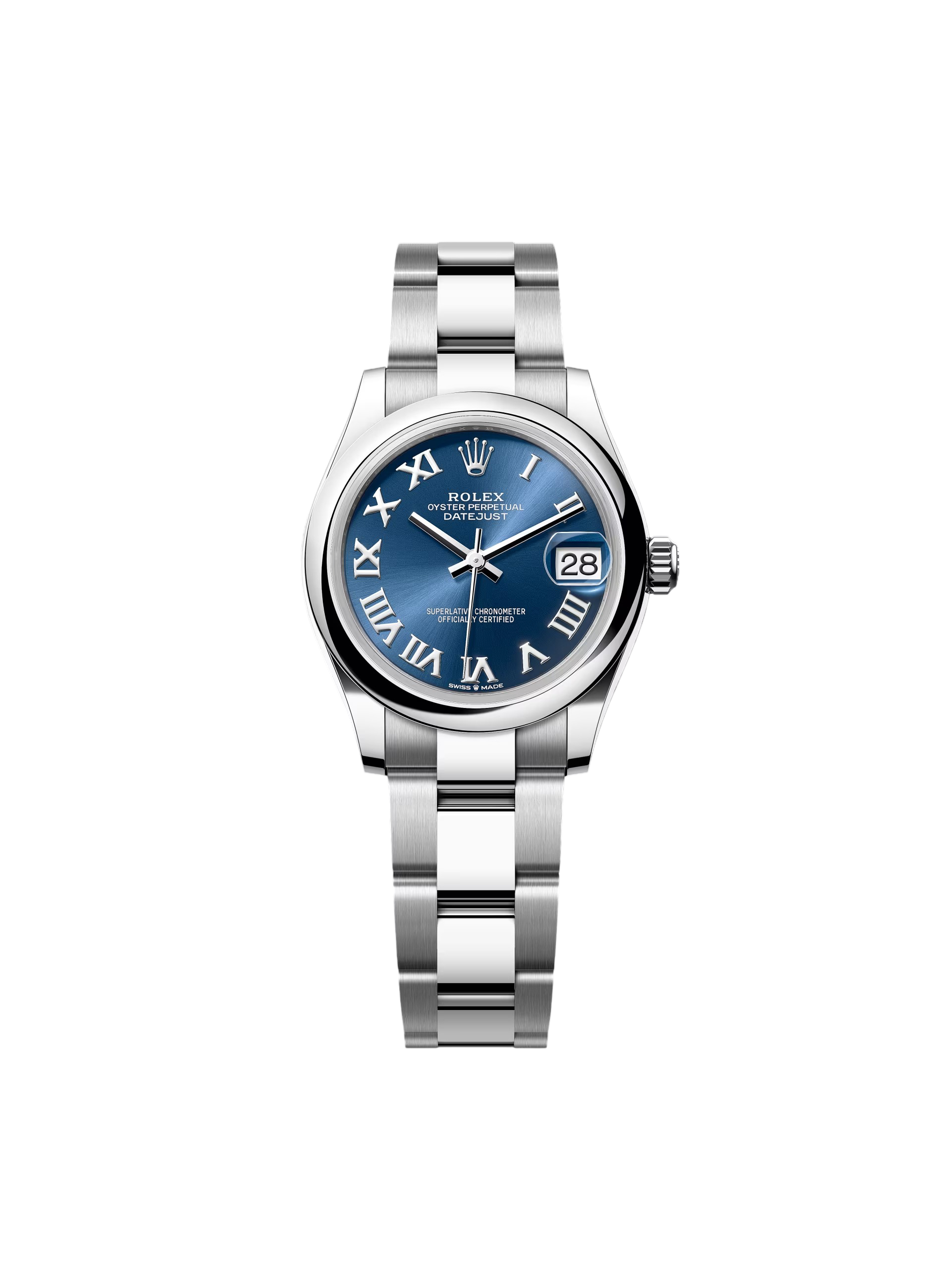 【Super Clone】ROLEX Datejust m278240-0017/0018 31mm Blue Roman Domed Bezel Oyster Oystersteel