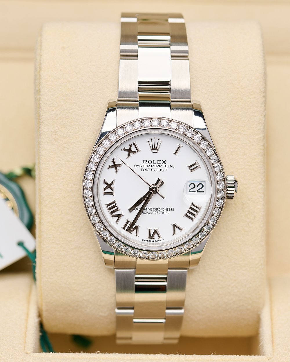 【Super Clone】ROLEX Datejust m278384RBR-0013/0014 White 31mm Dial Oyster Watch