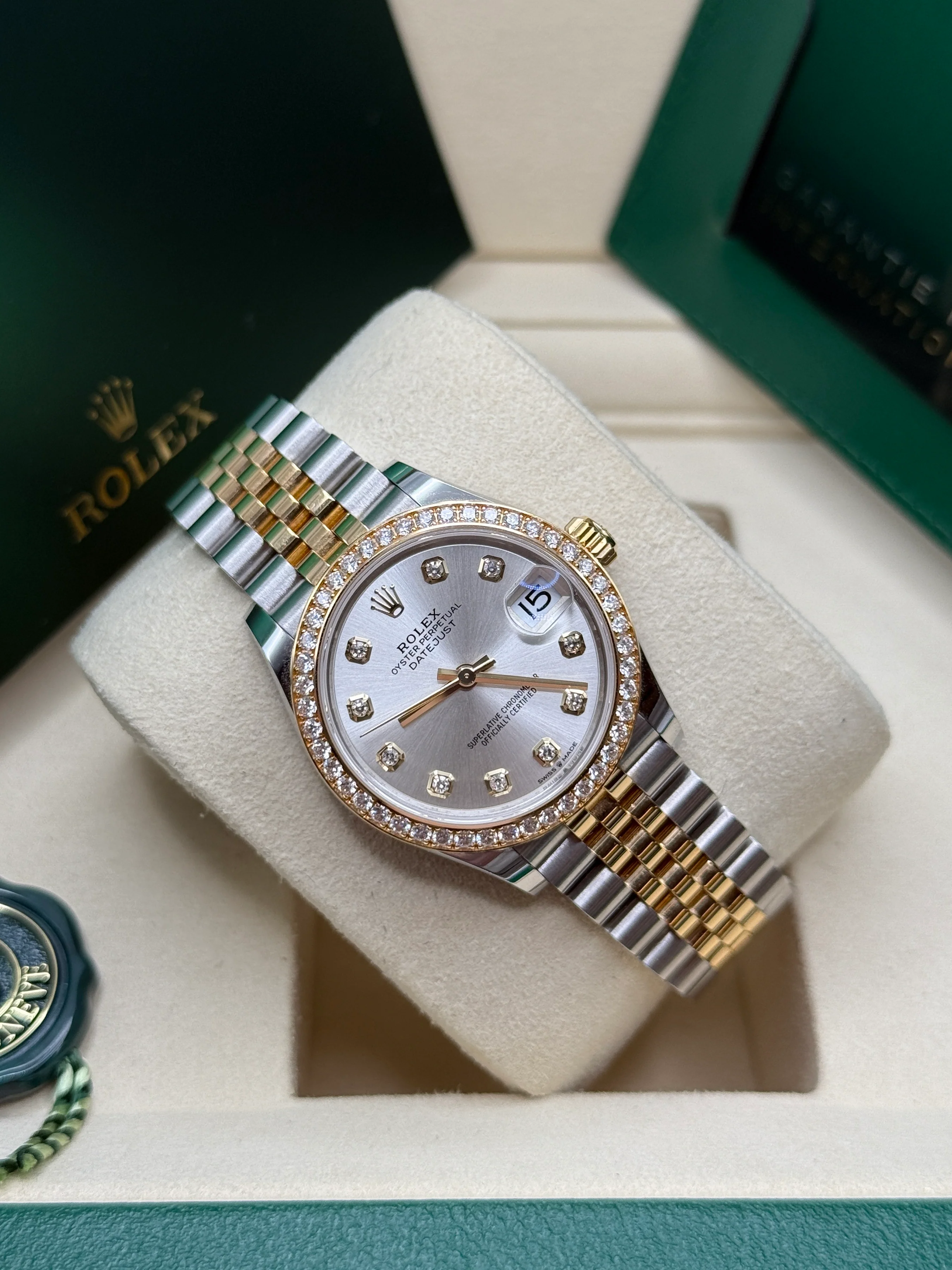 【Super Clone】ROLEX Datejust m278383RBR-0019/0020 31mm Silver Dial Oyster Bracelet