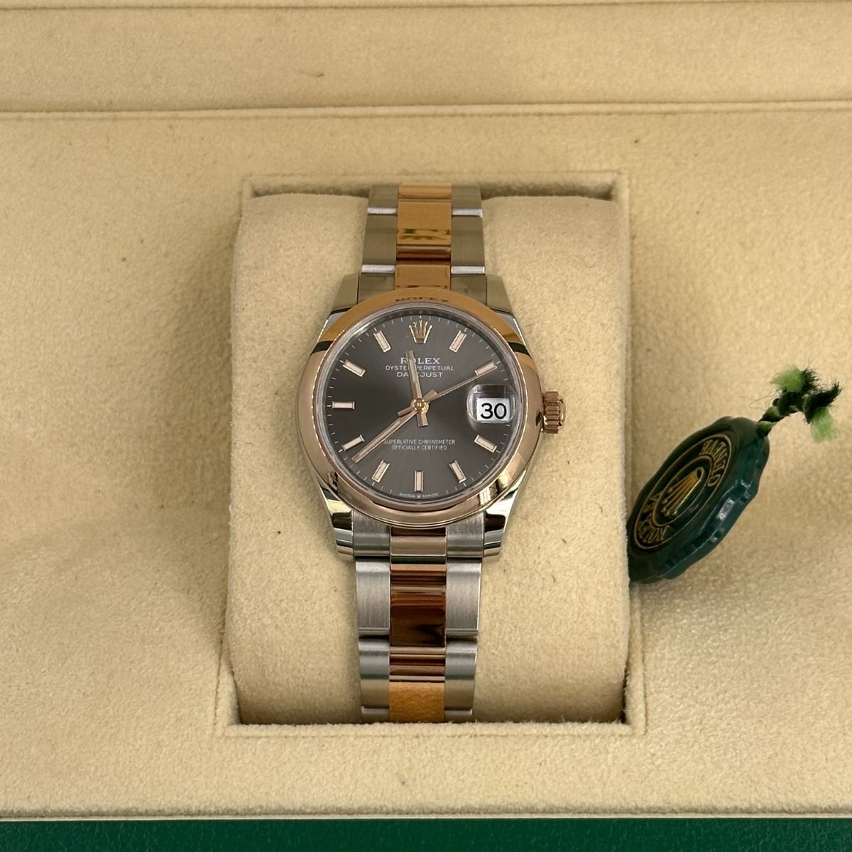 【Super Clone】ROLEX Datejust m278241-0017/0018 Slate 31mm Dial Oyster Bracelet Watch