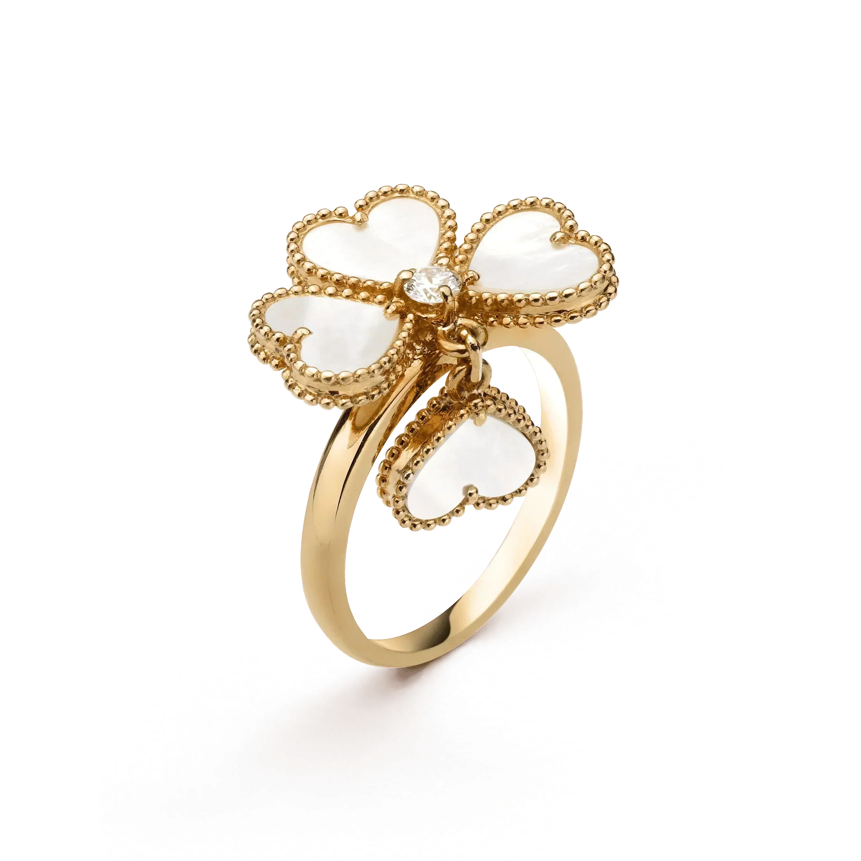 Regalia jewelrySWEET CLOVER WHITE MOP RING