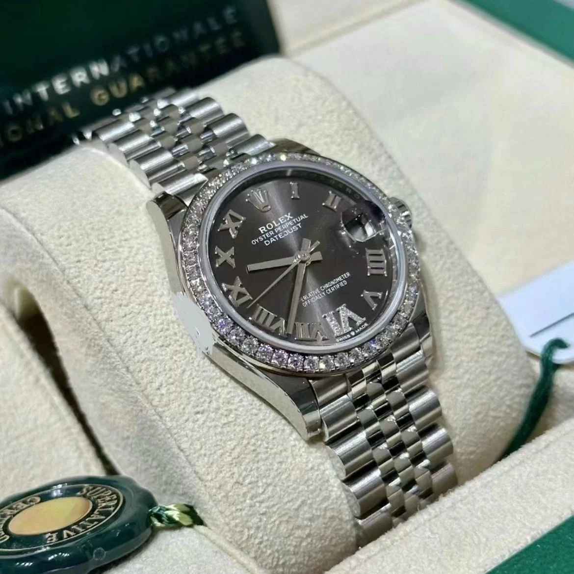 【Super Clone】ROLEX Datejust m278384RBR-0031/0032 Dark Grey 31mm Dial Oyster Watch
