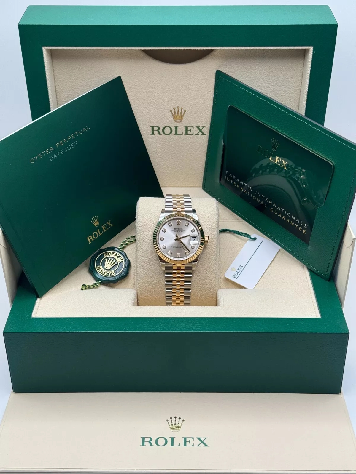 【Super Clone】ROLEX Datejust m278273-0019/0020 31mm Silver Dial Stainless Steel and Yellow Gold Oyster Watch
