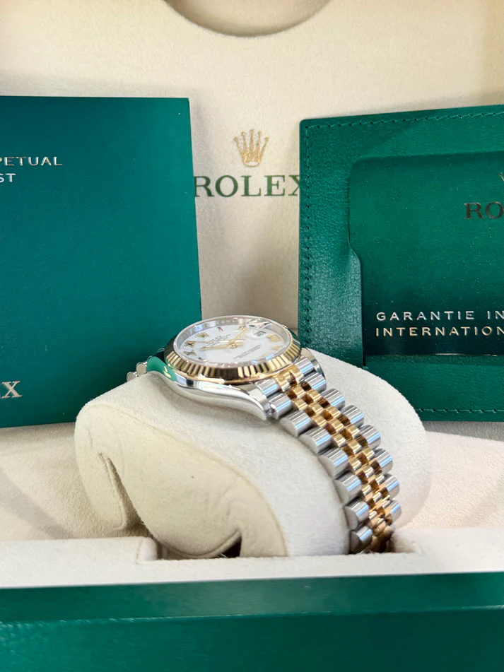 【Super Clone】ROLEX Datejust m278273-0001/0002 31mm White Dial Stainless Steel and Yellow Gold Oyster Watch