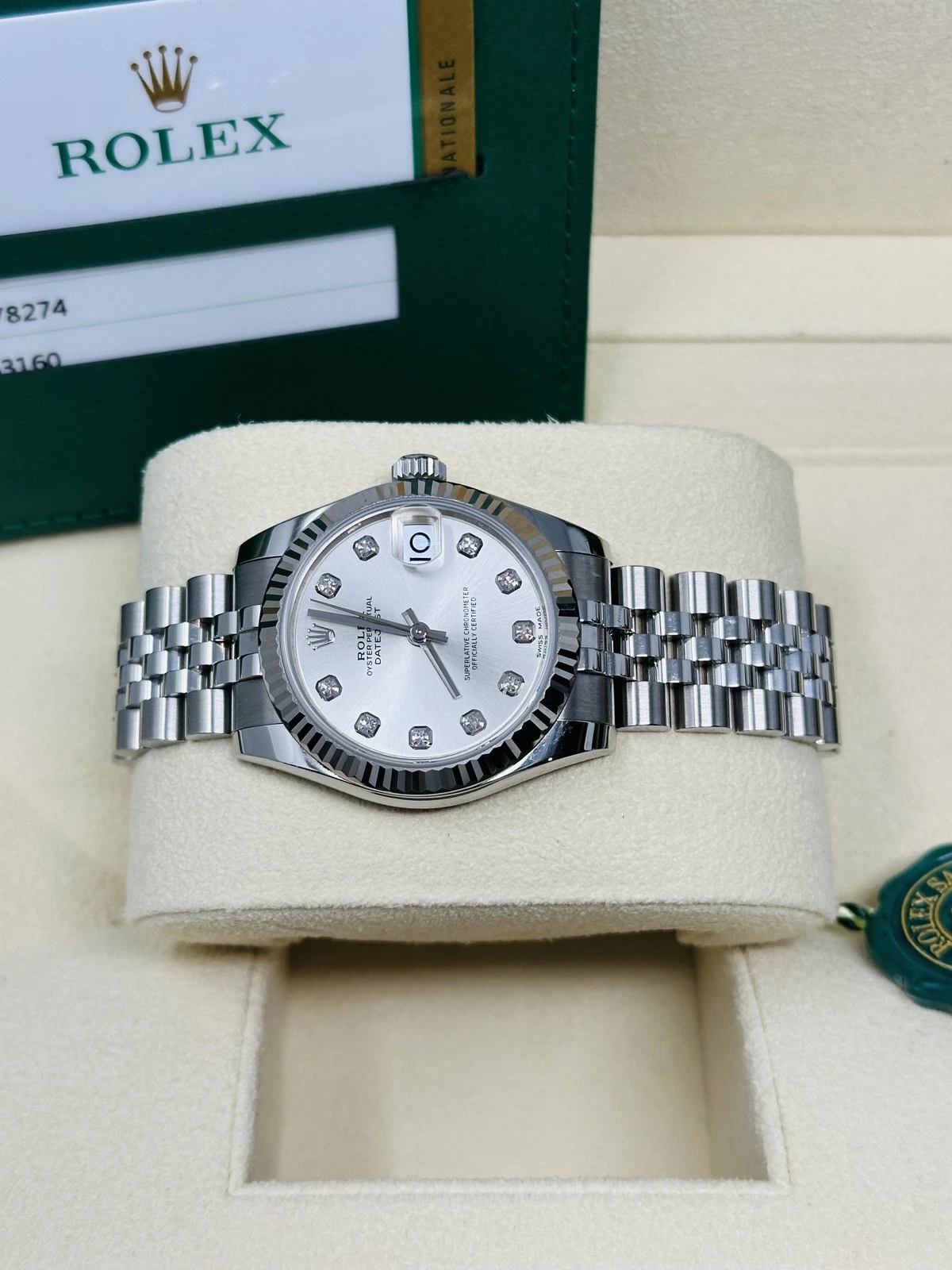 【Super Clone】ROLEX Datejust m278274-0029/0030 Silver 31mm Dial Oyster Watch