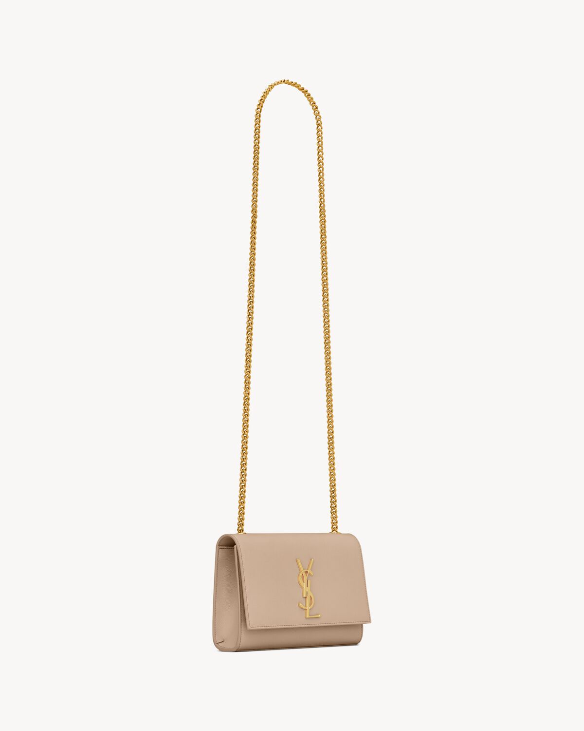 YSL Kate Small in Grain De Poudre Embossed Leather