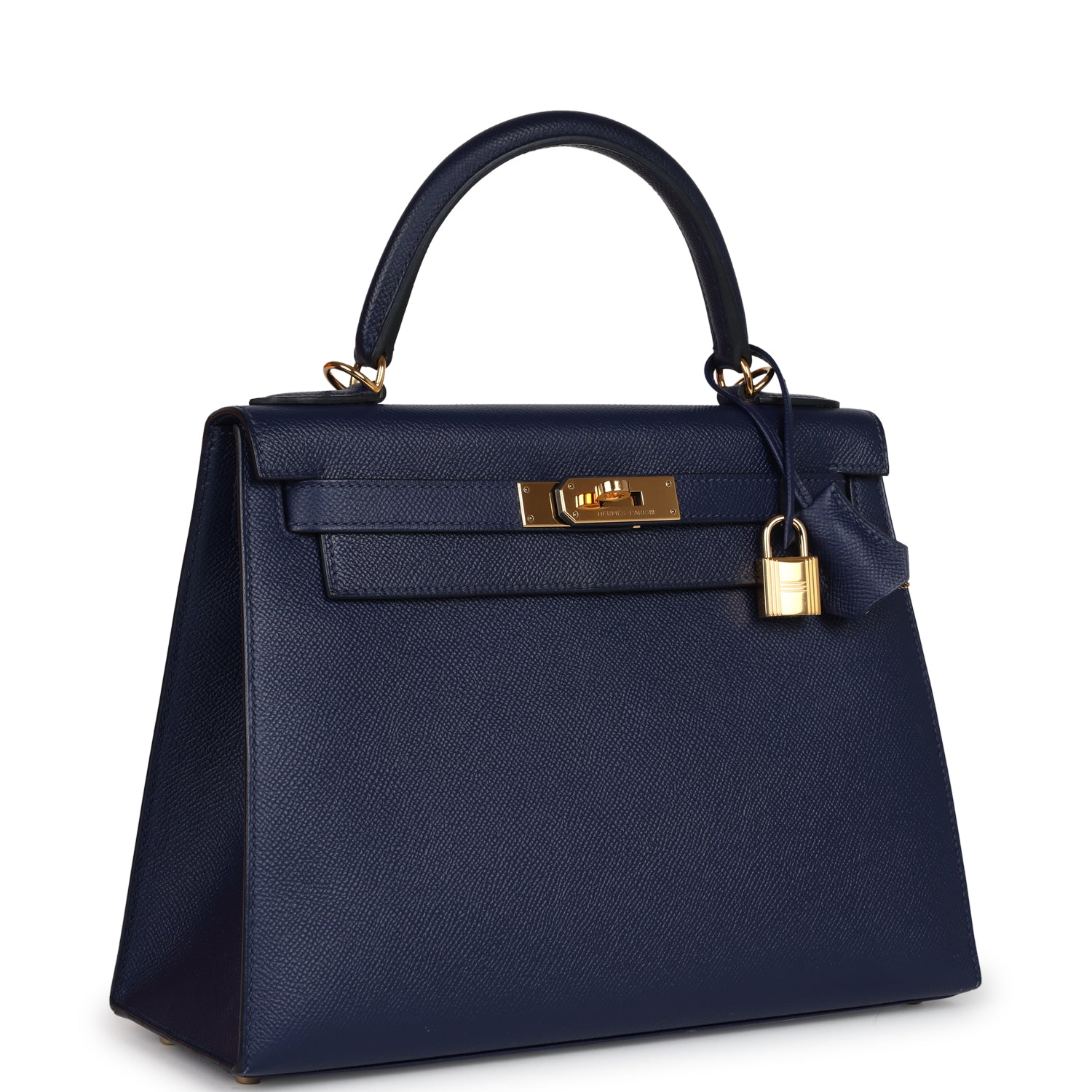 Hermès Kelly Sellier 28 Bleu Saphir Epsom Gold Hardware