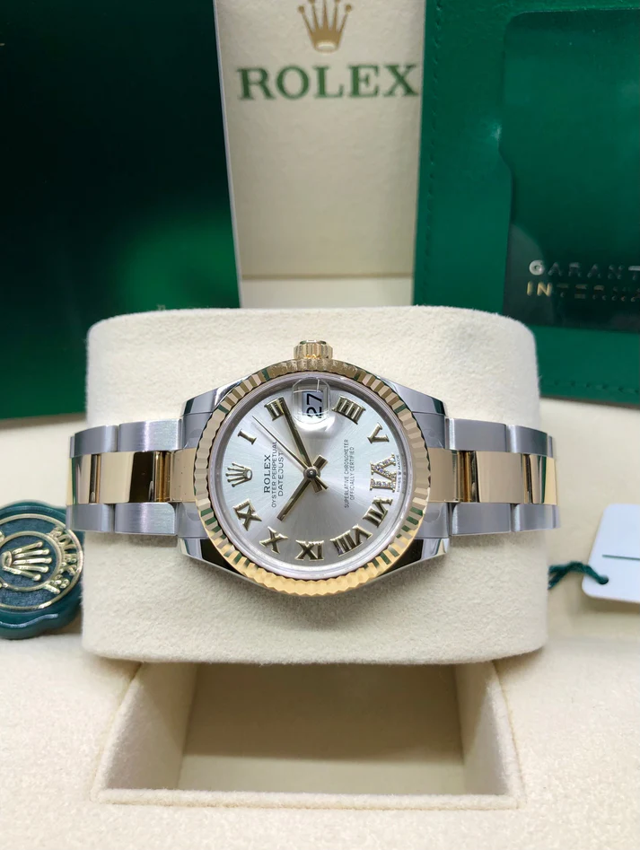 【Super Clone】ROLEX Datejust m278273-0003/0004 31mm Silver Dial Stainless Steel and Yellow Gold Oyster Watch