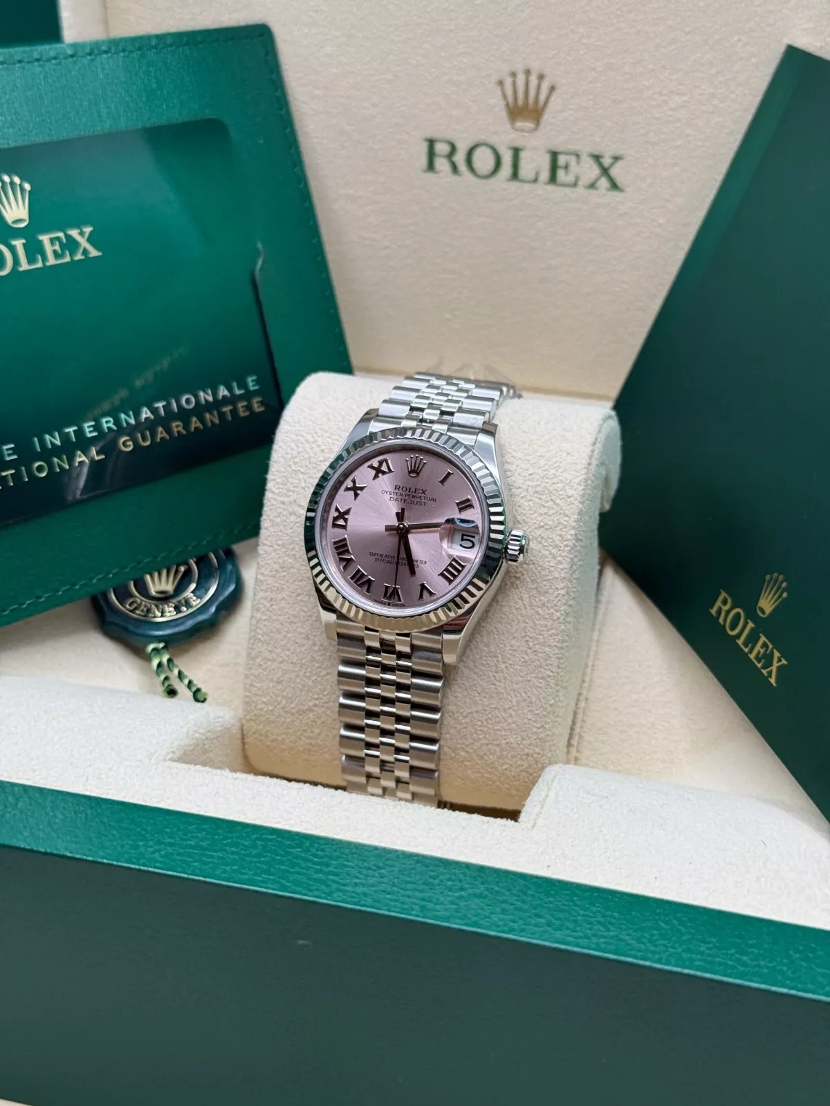 【Super Clone】ROLEX Datejust m278274-0019/0020 Pink 31mm Dial Oyster Watch