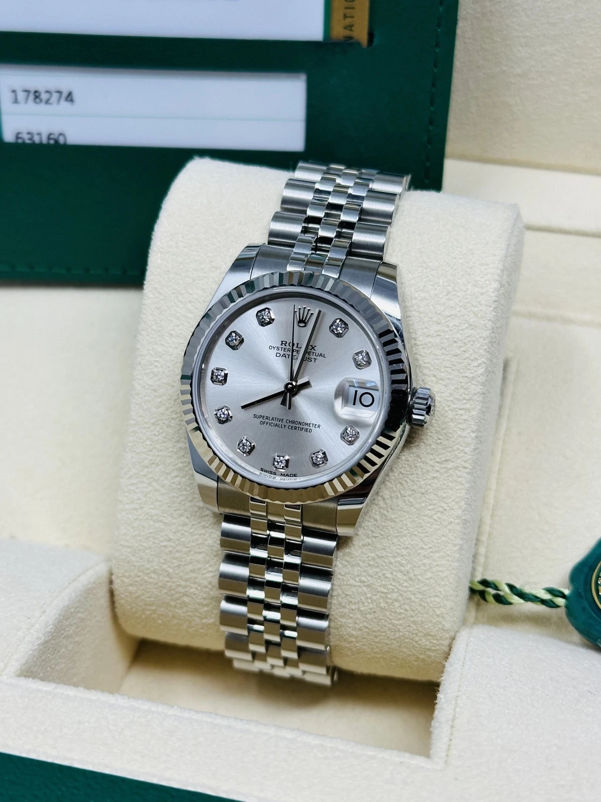 【Super Clone】ROLEX Datejust m278274-0029/0030 Silver 31mm Dial Oyster Watch