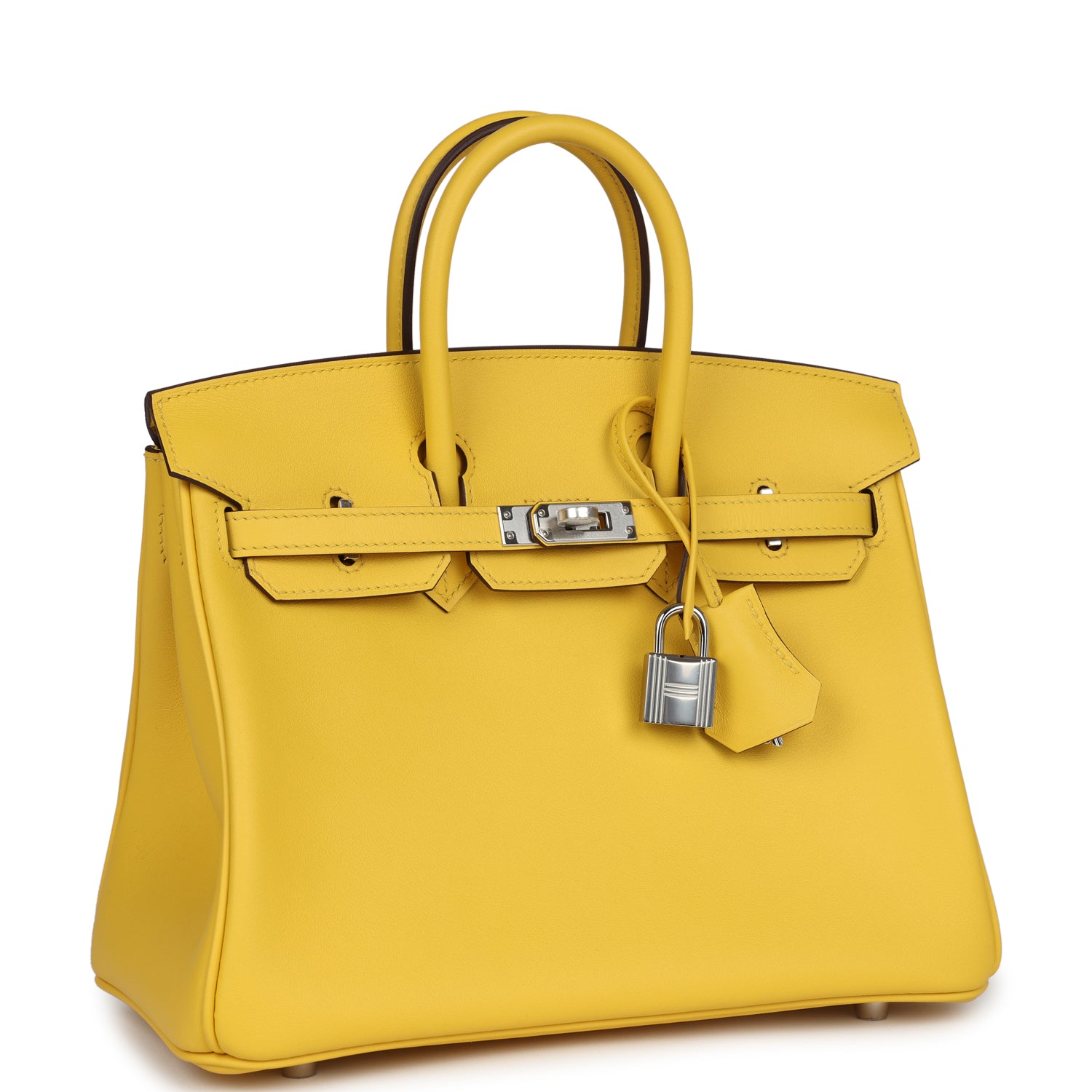 Hermès Birkin 25 Jaune de Naples Swift Palladium Hardware