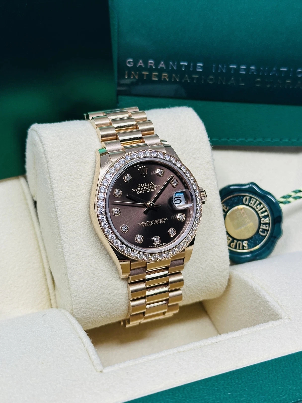【Super Clone】ROLEX Datejust m278285RBR-0006 Chocolate Dial 31mm