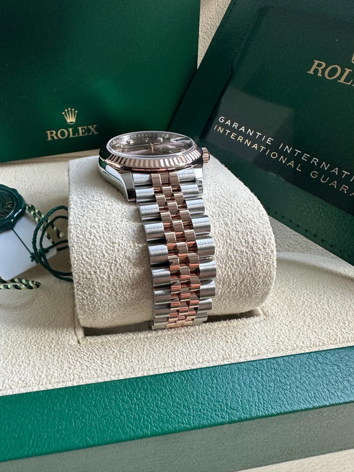 【Super Clone】ROLEX Datejust m278271-0023/0024 Rose 31mm Dial Oyster Bracelet Watch
