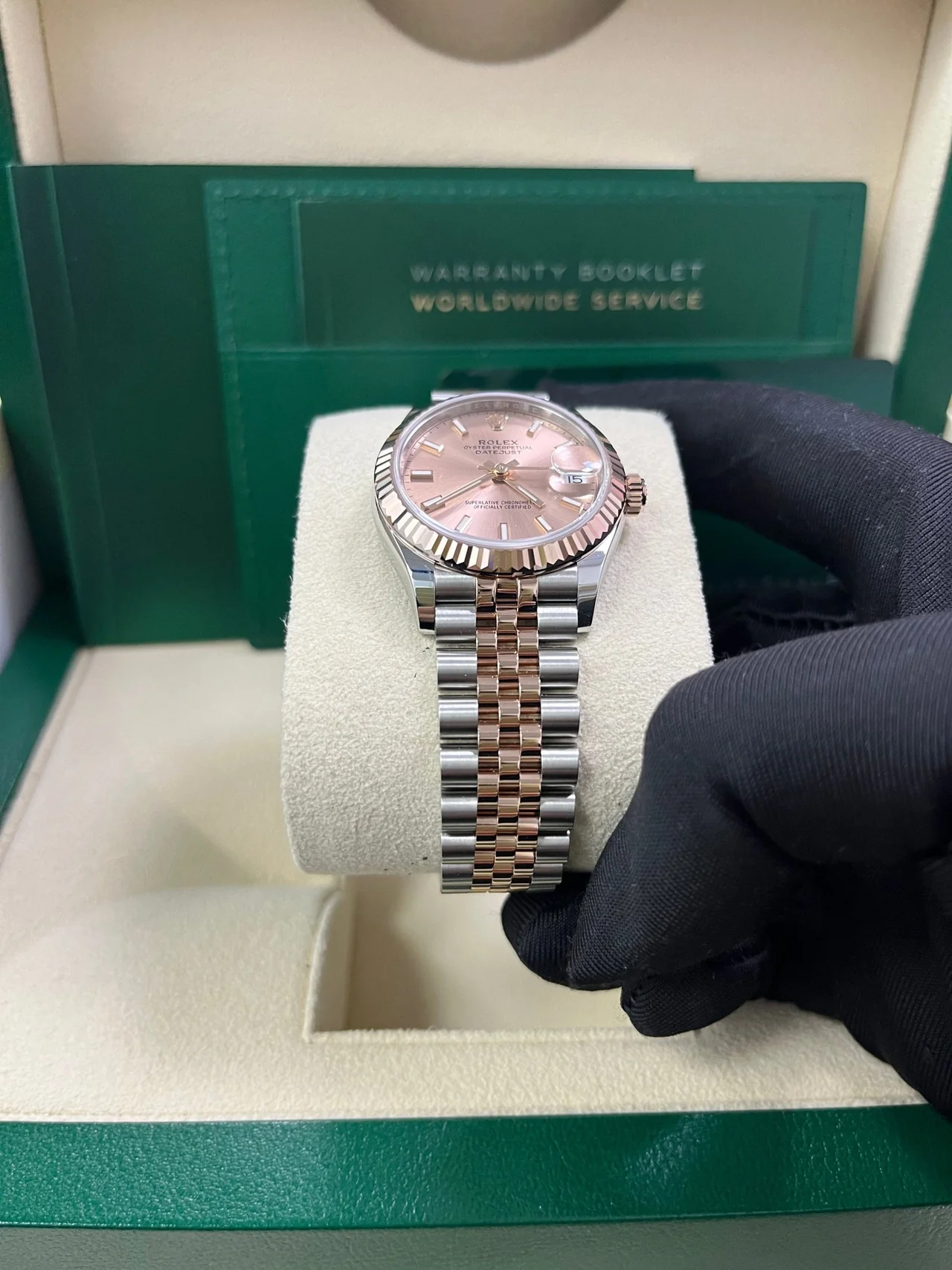 【Super Clone】ROLEX Datejust m278271-0009/0010 Rose 31mm Dial Oyster Bracelet Watch