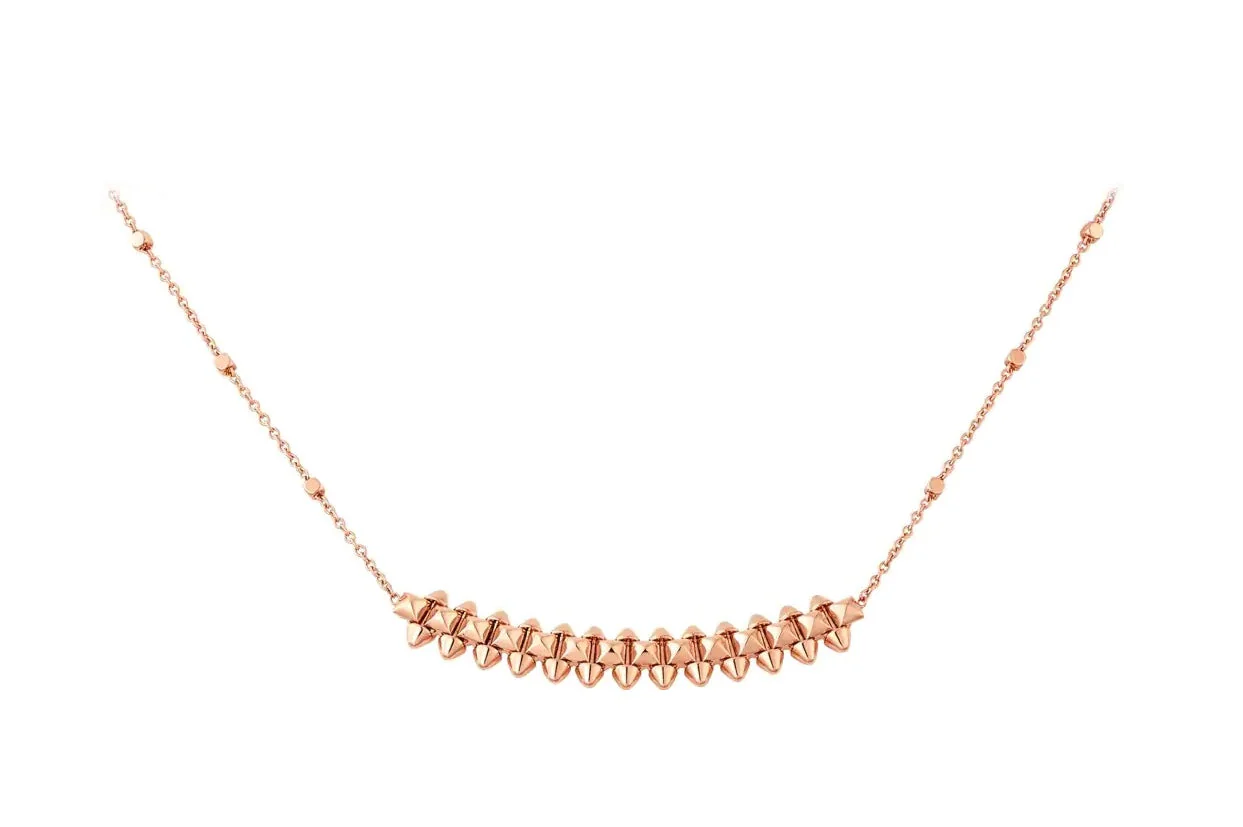 Regalia jewelryCLASH PINK GOLD NECKLACE