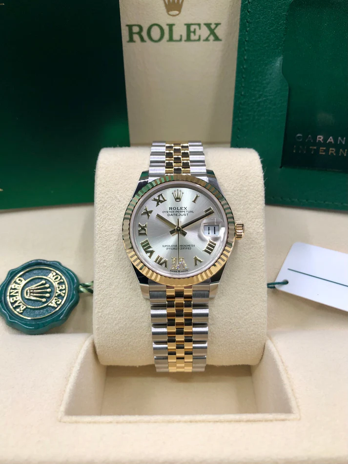 【Super Clone】ROLEX Datejust m278273-0003/0004 31mm Silver Dial Stainless Steel and Yellow Gold Oyster Watch