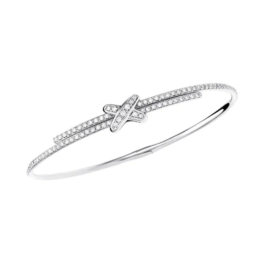 Regalia jewelryJEUX DE BRACELET DIAMONDS SILVER