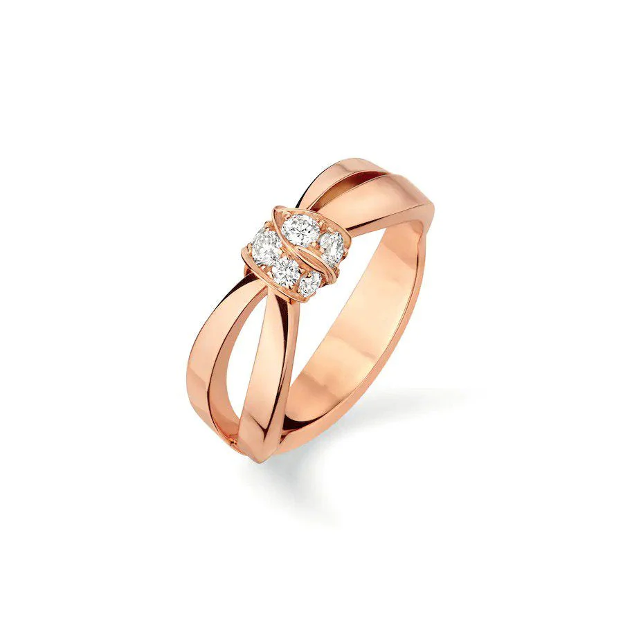 Regalia jewelryLIENS RING PINK GOLD DIAMOND
