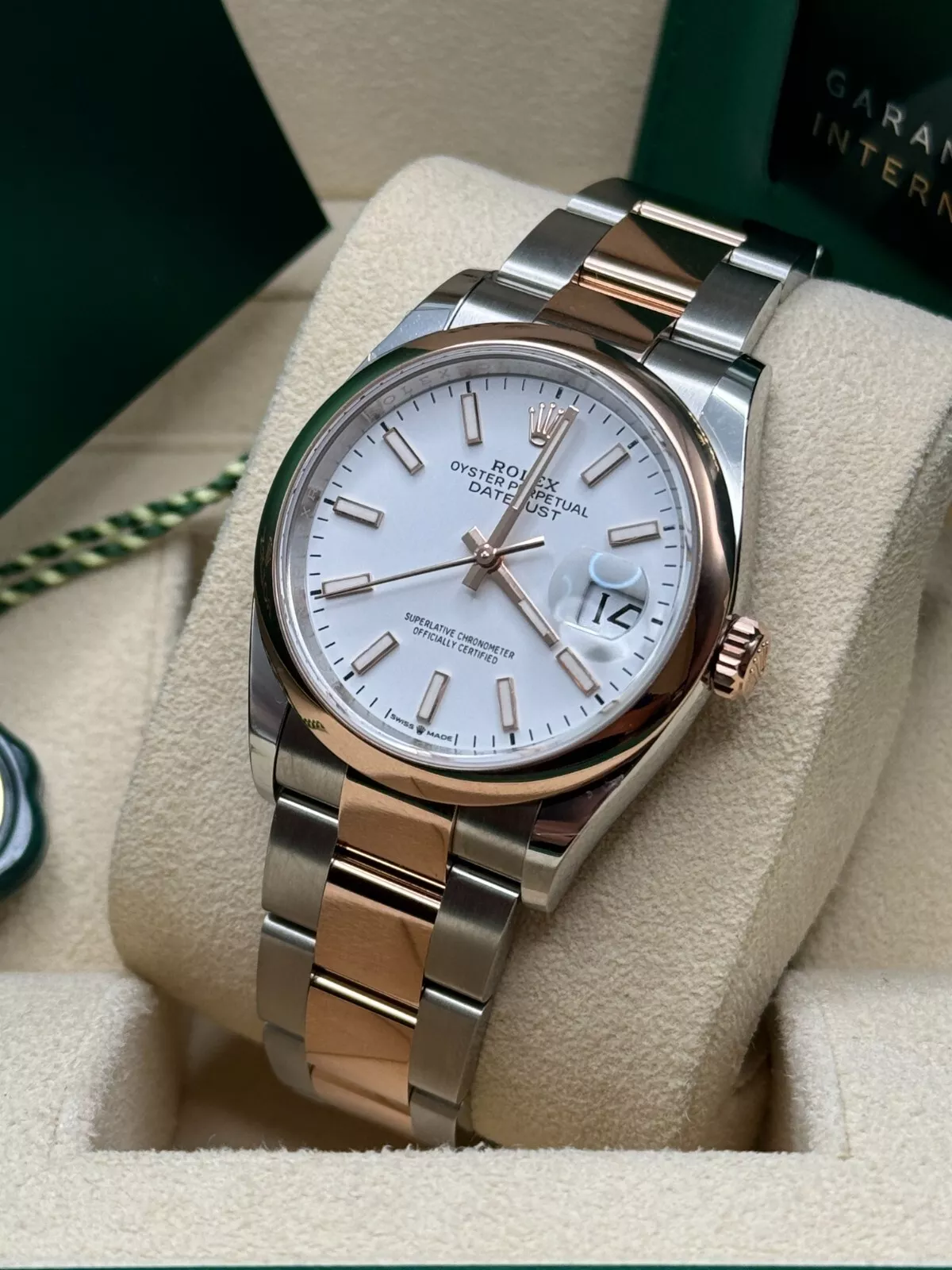 【Super Clone】ROLEX  Datejust 36mm 126201 White Dial Jubilee Bracelet Watch