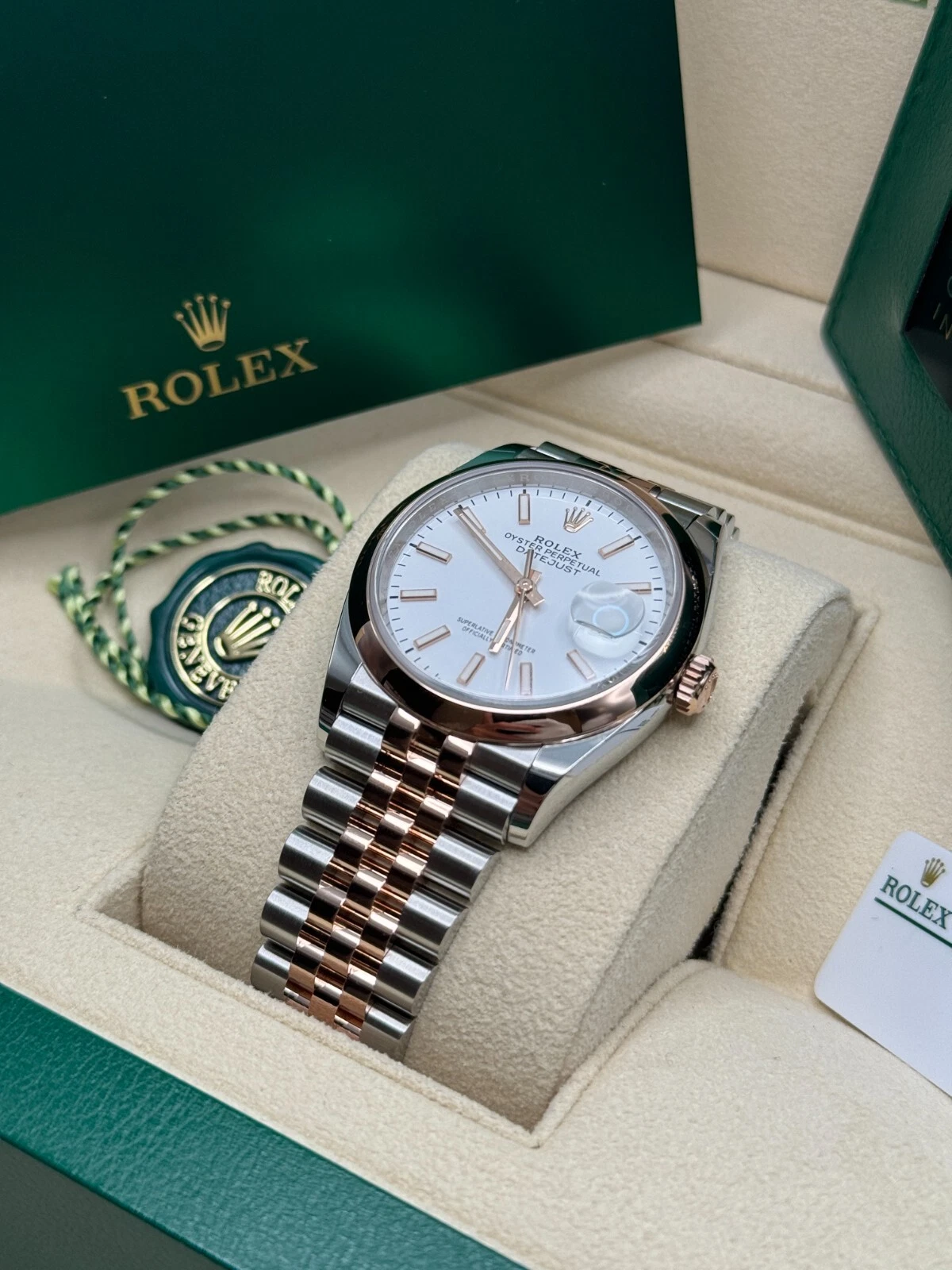 【Super Clone】ROLEX  Datejust 36mm 126201 White Dial Jubilee Bracelet Watch